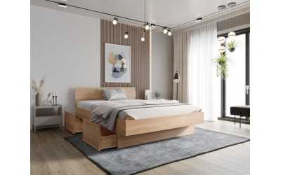 Łóżko drewniane Ibiza