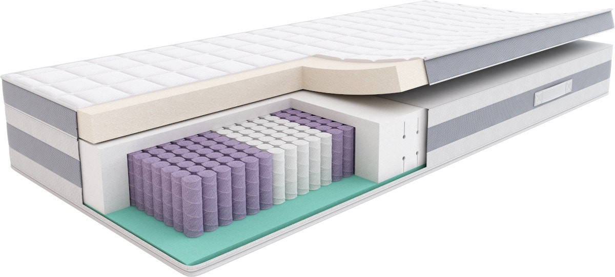 SleepMed HYBRID SUPREME PLUS - materac multipocket, sprężynowy