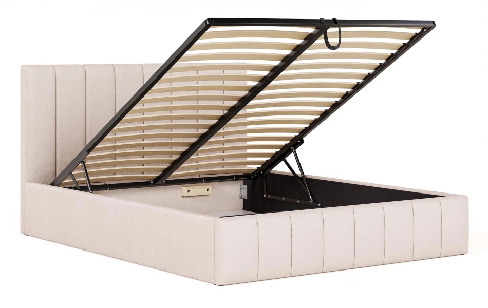 Łóżko tapicerowane Orion - pojemnik na pościel