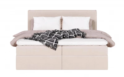 Łóżko tapicerowane kontynentalne Vega front