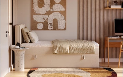 Łóżko jednoosobowe Celeste bok