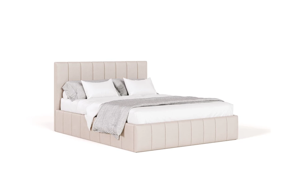 Łóżko tapicerowane SOL beżowe 180cm x 200cm