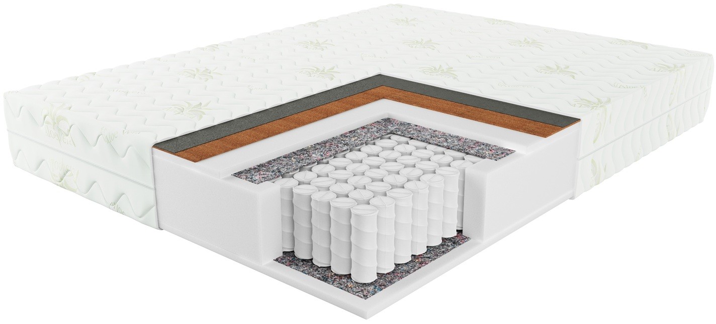 Senpuro NATURAL COMFORT - materac kieszeniowy, sprężynowy, dwustronny