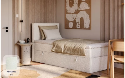 Łóżko jednoosobowe jasne Celeste