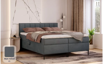 Łóżko kontynentalne Nova tkanina matt velvet