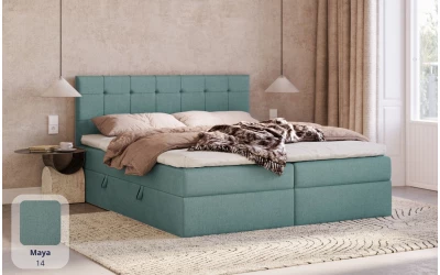 Łóżko kontynentalne Callisto tkanina maya