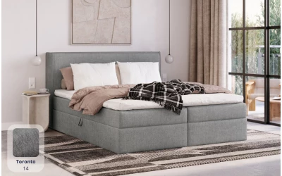 Łóżko kontynentalne Vega tkanina toronto