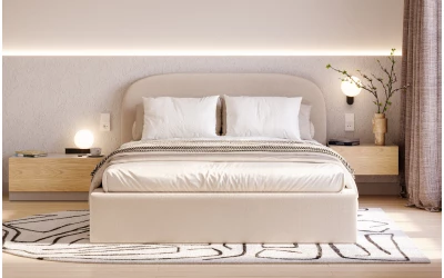 Zdjęcie łóżka tapicerowanego Sirius front dream velvet 202.02