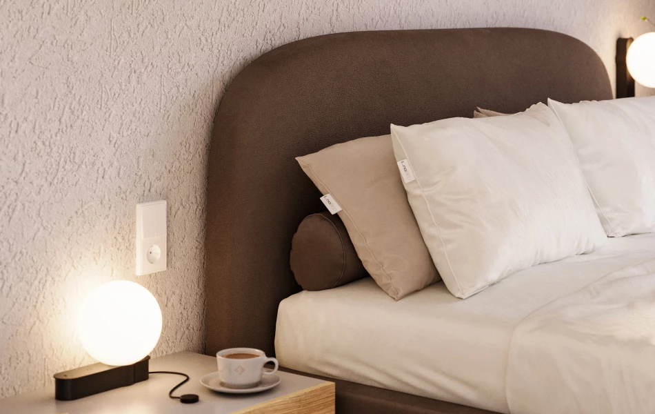 Zdjęcie łóżka tapicerowanego Sirius detal dream velvet 202.37