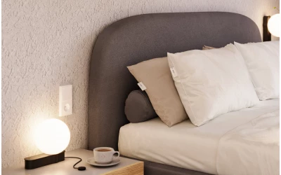 Zdjęcie łóżka tapicerowanego Sirius detal Jasmine 96