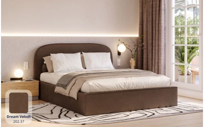 Zdjęcie łóżka tapicerowanego Sirius bok dream velvet 202.37