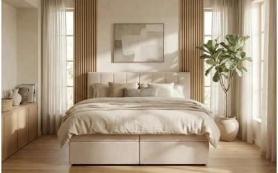 Łóżko kontynentalne LunaBED...