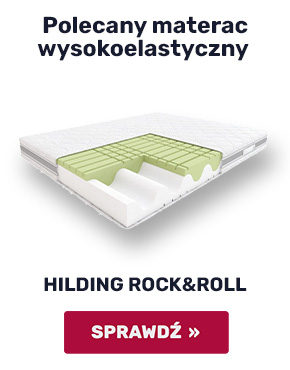 Polecany materac wysokoelastyczny - Hilding Rock & Roll