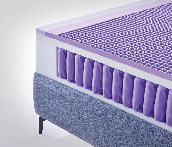 Budowa materaca Puffy Winner's Sleep — przekrój