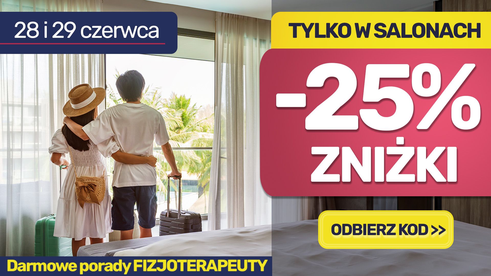 25% Promocja salony fizjo