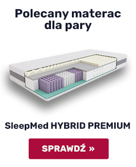 Polecany materac dla pary SleepMed Hybrid Premium
