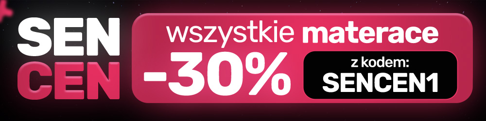 Sen Cen — 30% rabatu na wszystkie materace z kodem SENCEN1