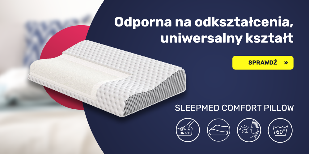 Poduszka ortopedyczna SleepMed Comfort Pillow