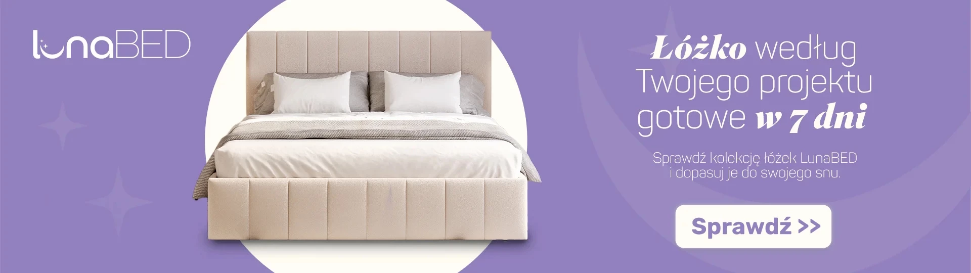 Przetestuj kolekcję łóżek LunaBed